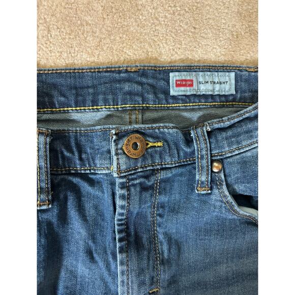 Wrangler Slim Straight Jeans 34/30 - Picture 4 of 8